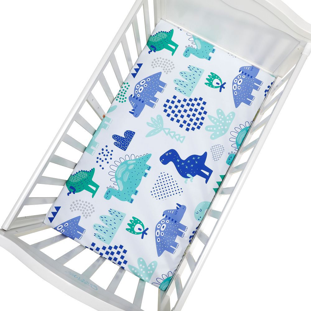Soft and Breathable Baby Bed Sheet with Cute Animal Prints - Fitted Crib Sheet for Changing Pad - MAMTASTIC