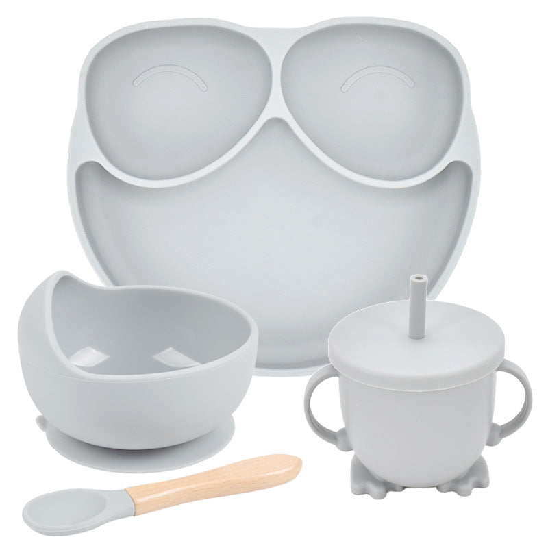 Silicone Baby Feeding Set with Suction Plate and Cup - MAMTASTIC