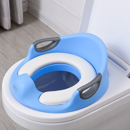 Adjustable Toddler Toilet Seat With Ladder - Blue - CJJT128660202BY