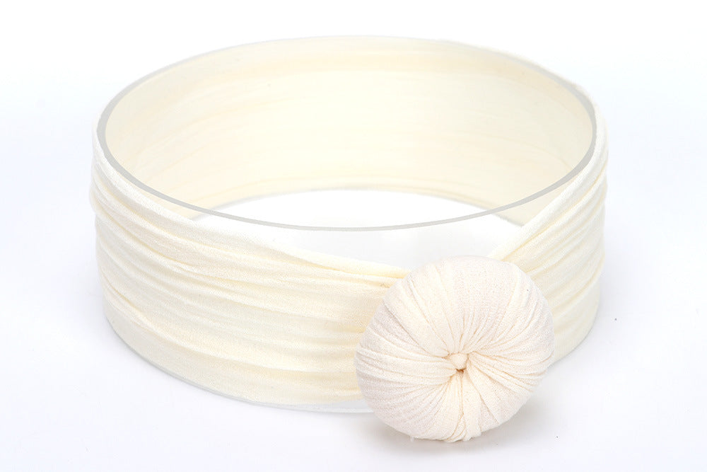 Baby Headband for Girls - Soft, Stretchy, Knotted Design, Variety of Colors - MAMTASTIC