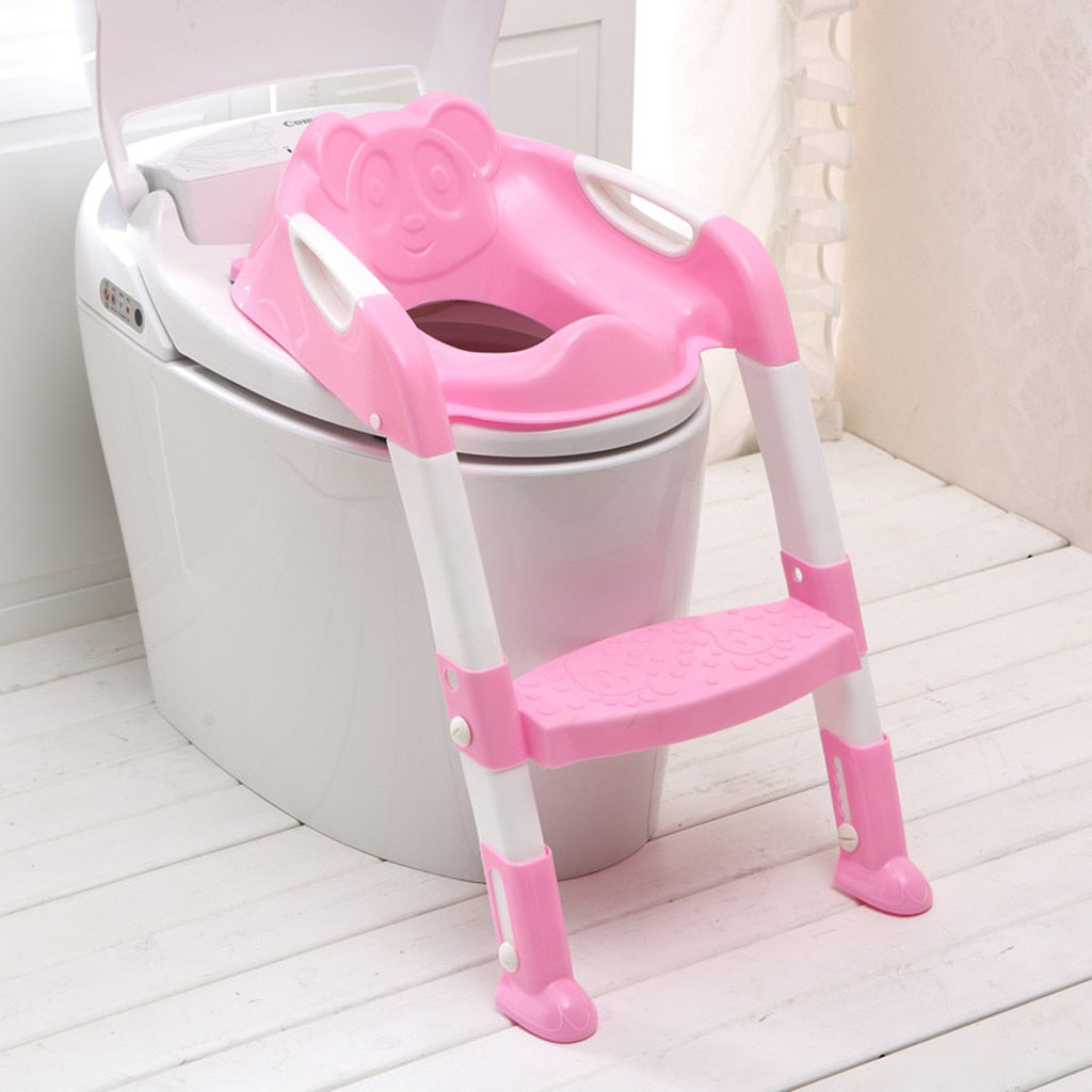 Adjustable Baby Potty Training Seat with Steps - MAMTASTIC