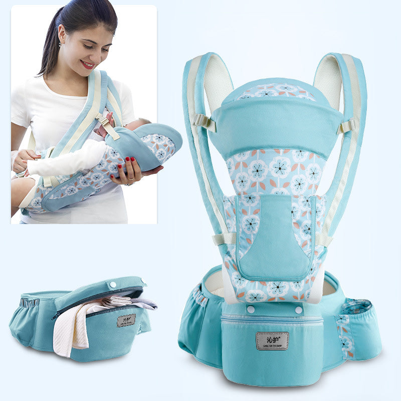 Ergonomic Baby Carrier - 3 in 1, Hipseat, Front Facing, Kangaroo, Baby Wrap Sling - MAMTASTIC