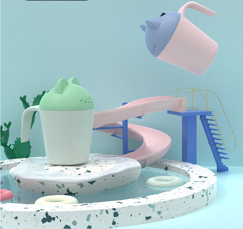 Cute Baby Shampoo Cup with No-Spill Spout - Perfect for Bath Time - MAMTASTIC
