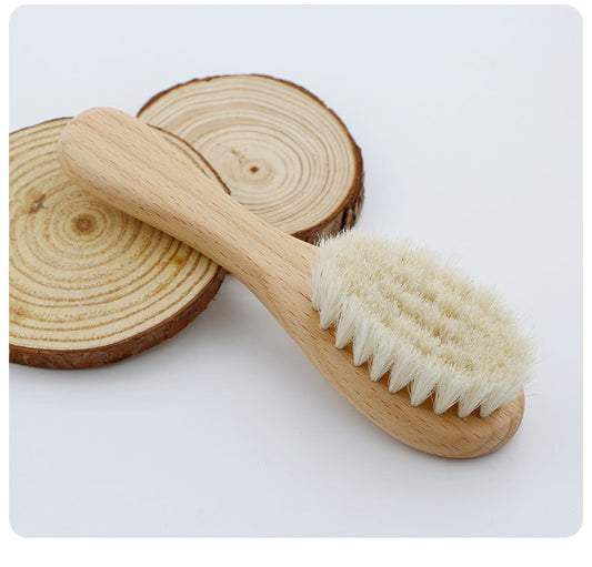 Soft Baby Hair Brush and Comb Set for Newborns - MAMTASTIC