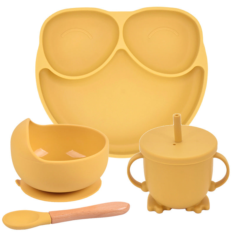 Silicone Baby Feeding Set with Suction Plate and Cup - MAMTASTIC