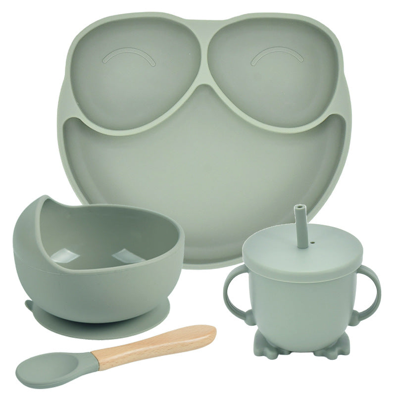 Silicone Baby Feeding Set with Suction Plate and Cup - MAMTASTIC