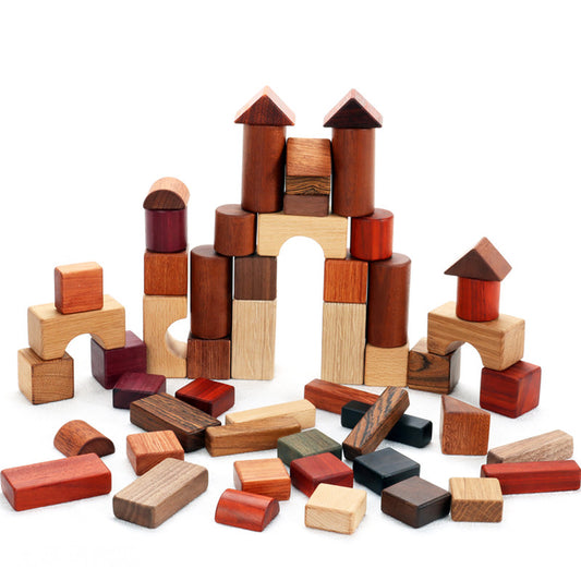 Wooden Building Blocks for Kids: Educational & Creative Play - MAMTASTIC
