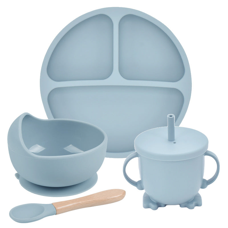 Silicone Baby Feeding Set with Suction Plate and Cup - MAMTASTIC