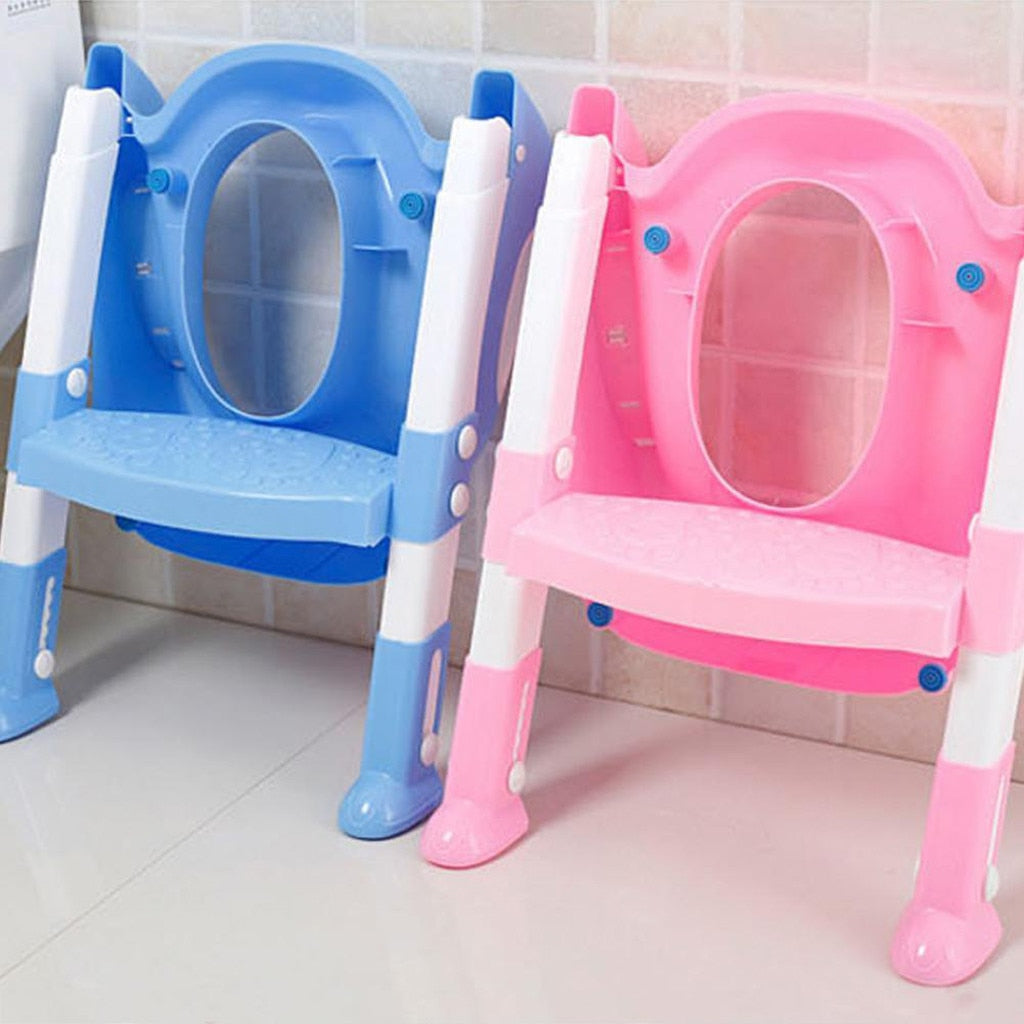 Adjustable Baby Potty Training Seat with Steps - MAMTASTIC