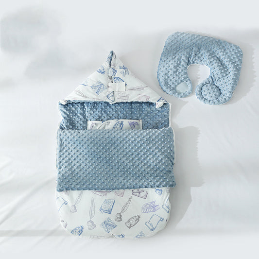 Baby Sleeping Bag with Hood - Soft, Breathable, and Safe for All Seasons - MAMTASTIC