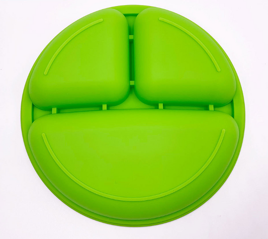 Silicone Baby Plate with Suction - Divided Plate for Toddlers - MAMTASTIC