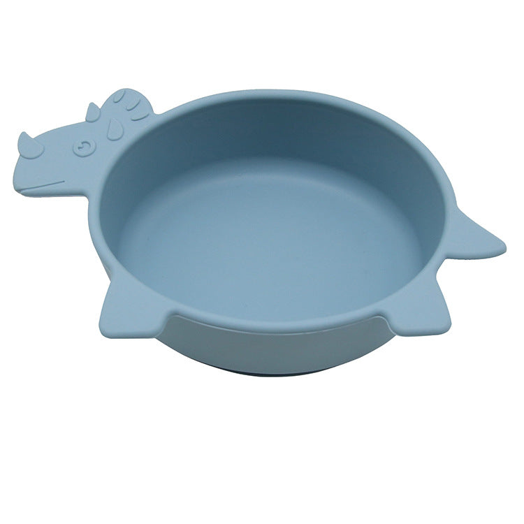 Silicone Suction Bowl for Babies - Non-Slip, Easy Clean, Dinosaur Design - MAMTASTIC