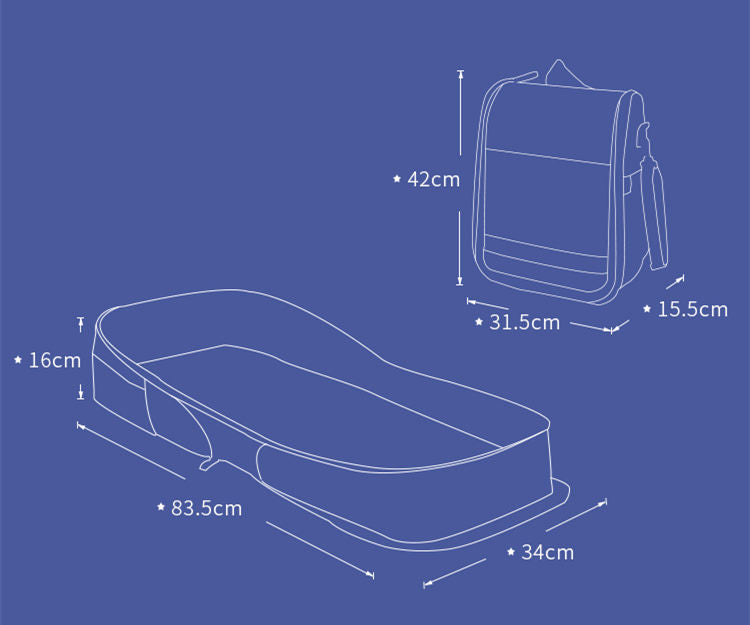 Foldable Travel Crib for Babies and Toddlers - MAMTASTIC