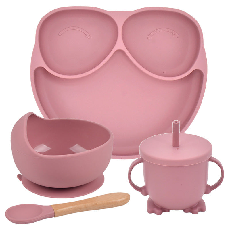 Silicone Baby Feeding Set with Suction Plate and Cup - MAMTASTIC