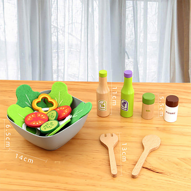 Wooden Play Kitchen for Toddlers - Pretend Play Kitchen Set for Kids - MAMTASTIC