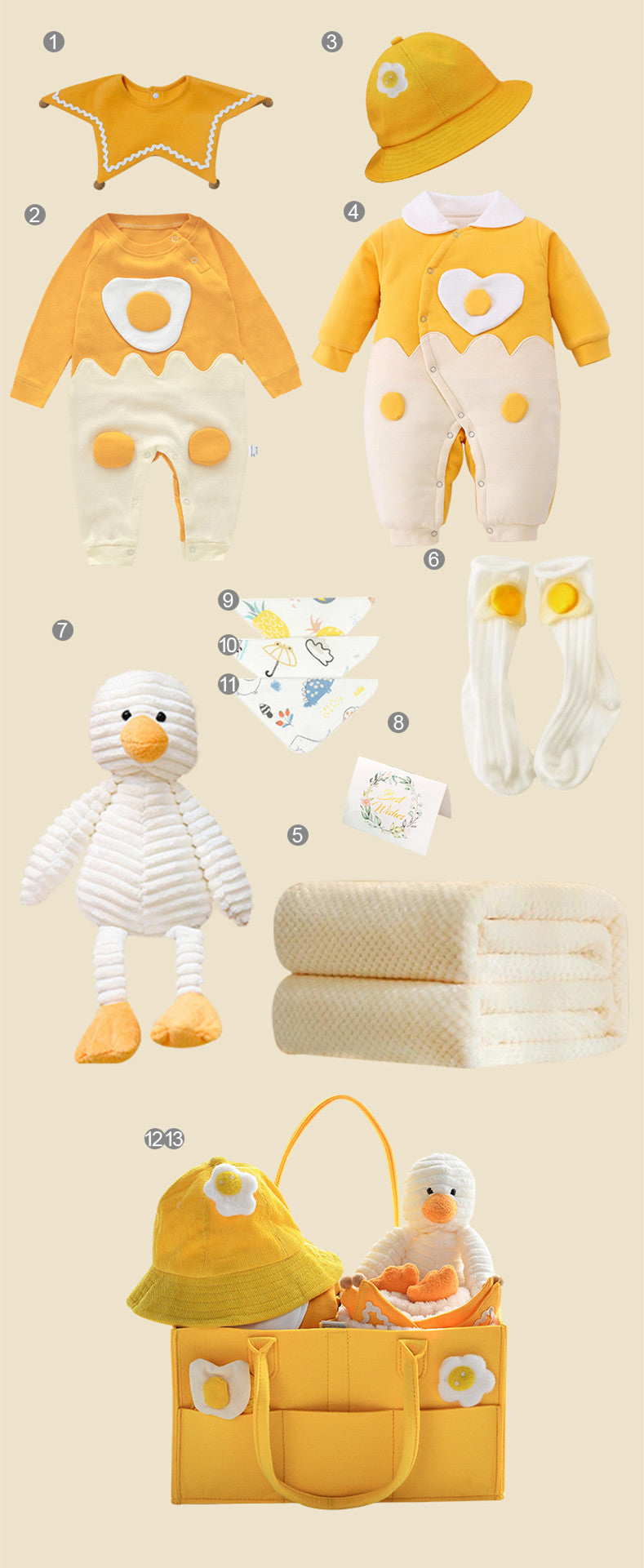 Newborn Baby Clothes Gift Set - Summer Baby Suit, Princess Full Moon Gift - MAMTASTIC