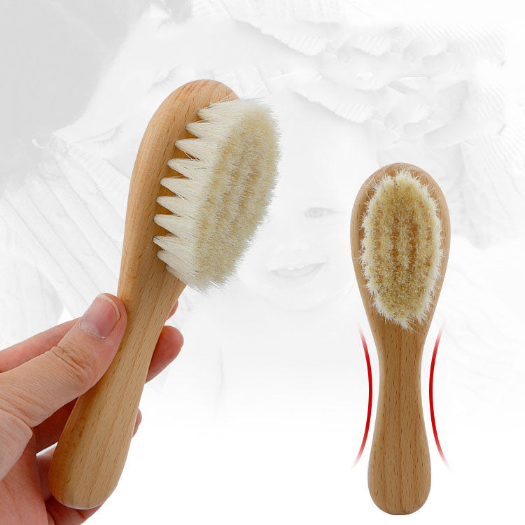 Soft Baby Hair Brush and Comb Set for Newborns - MAMTASTIC