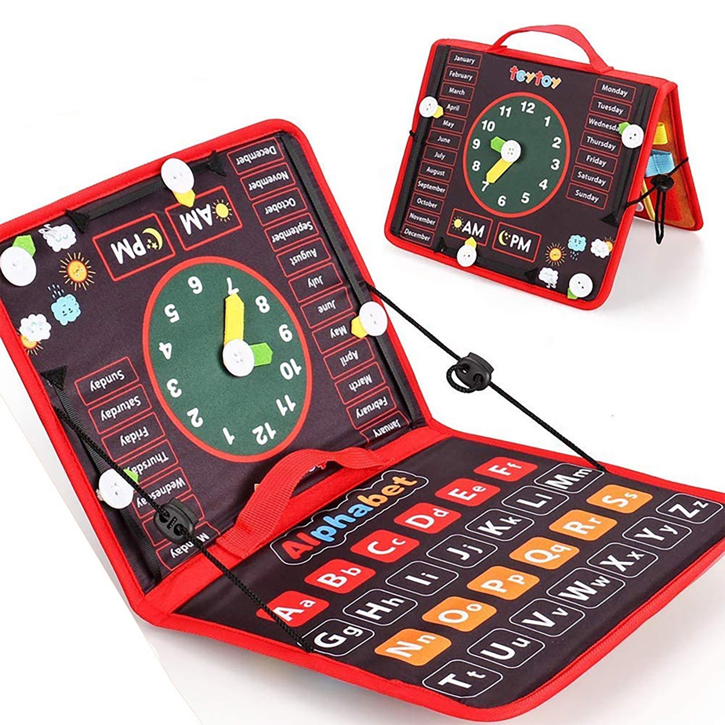 12-in-1 Toddler Busy Board: Fine Motor Skills & Sensory Play - MAMTASTIC