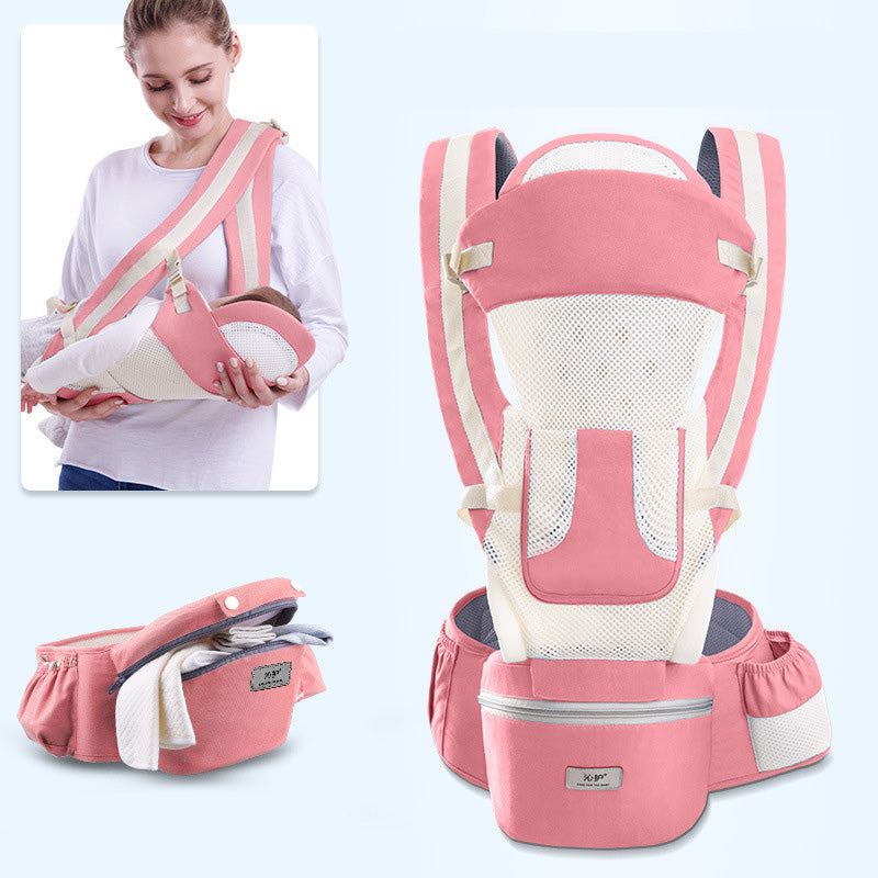Ergonomic Baby Carrier - 3 in 1, Hipseat, Front Facing, Kangaroo, Baby Wrap Sling - MAMTASTIC