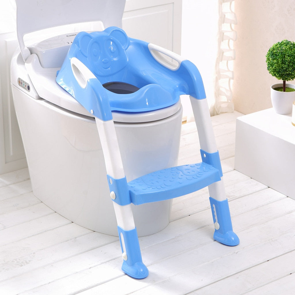 Adjustable Baby Potty Training Seat with Steps - MAMTASTIC
