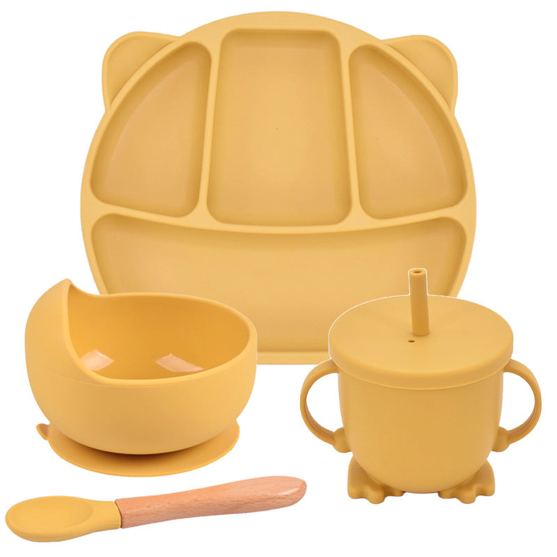 Silicone Baby Feeding Set with Suction Plate and Cup - MAMTASTIC