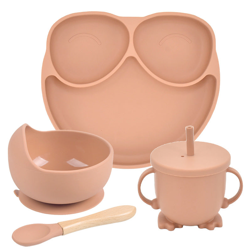 Silicone Baby Feeding Set with Suction Plate and Cup - MAMTASTIC