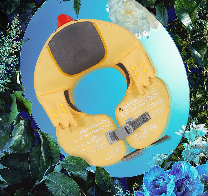 Cute Duckling Baby Swimming Ring with Underarm Support - MAMTASTIC