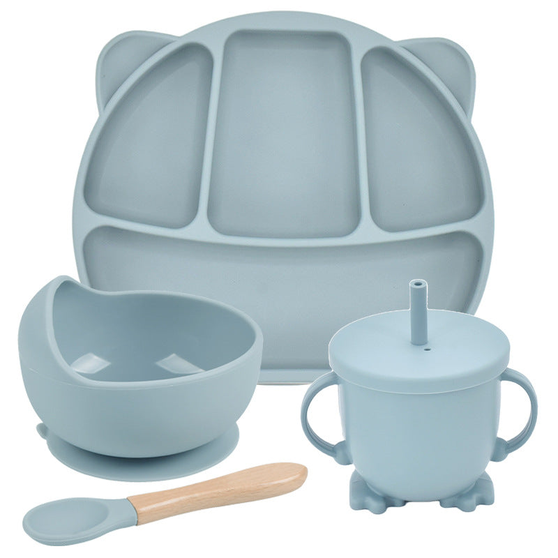 Silicone Baby Feeding Set with Suction Plate and Cup - MAMTASTIC