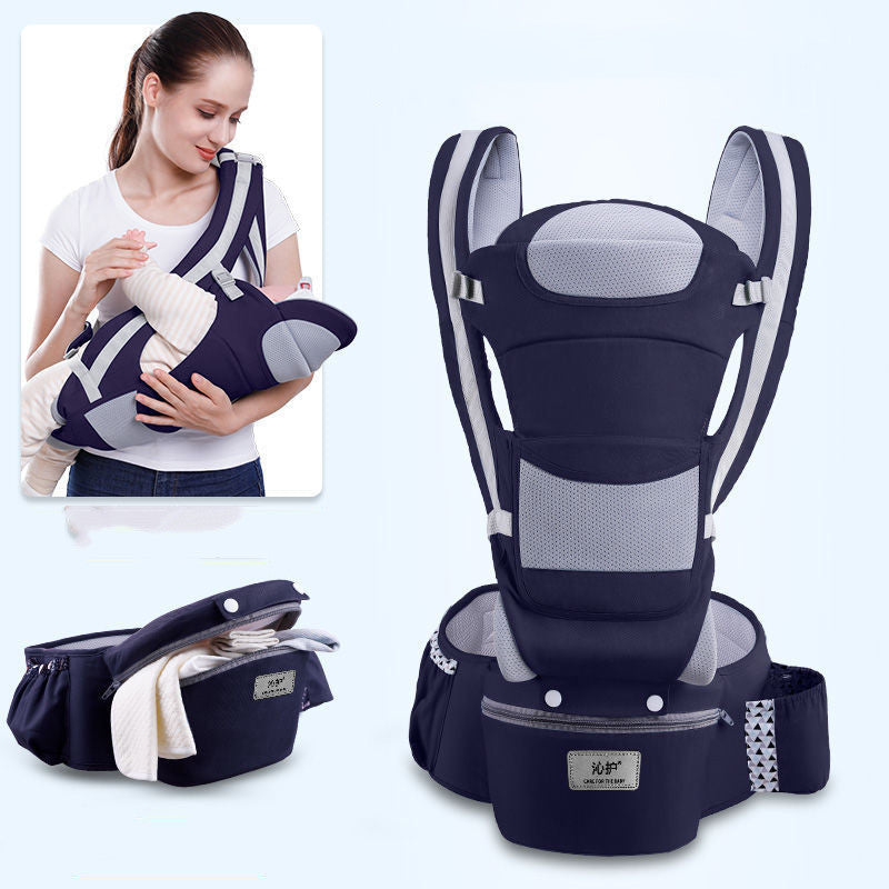 Ergonomic Baby Carrier - 3 in 1, Hipseat, Front Facing, Kangaroo, Baby Wrap Sling - MAMTASTIC