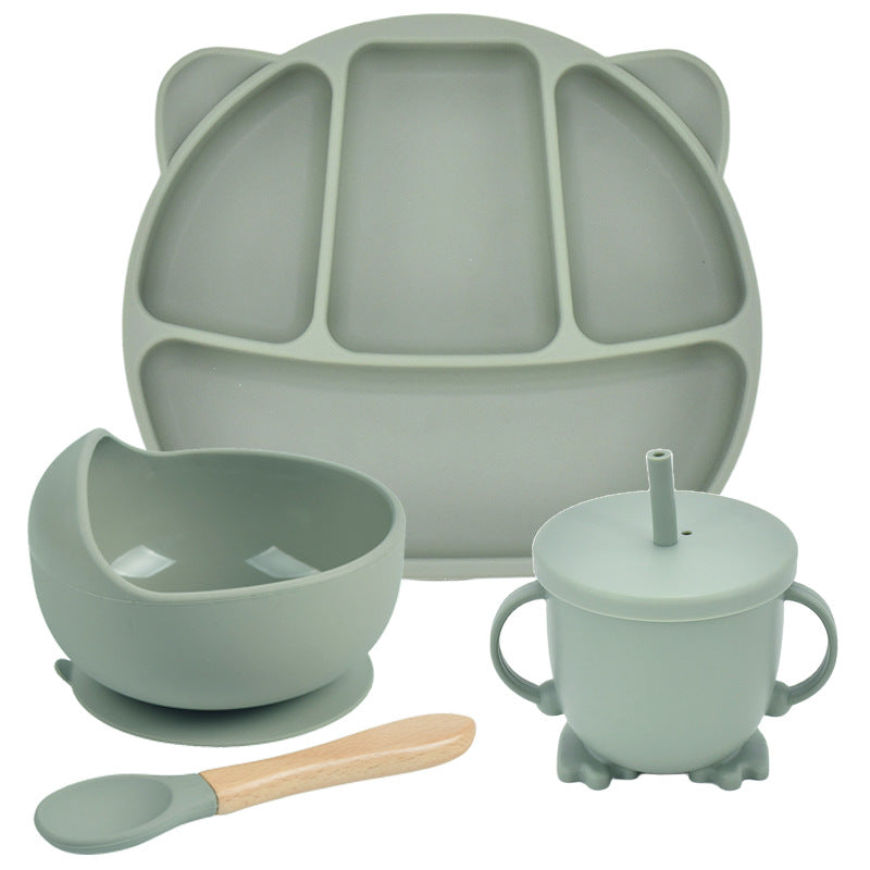Silicone Baby Feeding Set with Suction Plate and Cup - MAMTASTIC