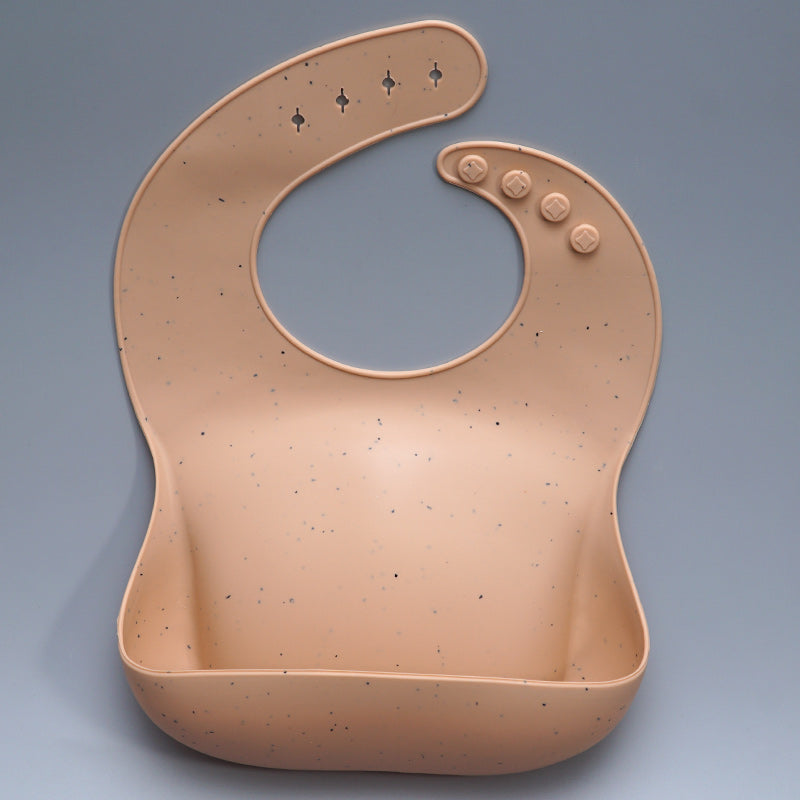 Waterproof Silicone Bib with Food Catcher for Babies - MAMTASTIC