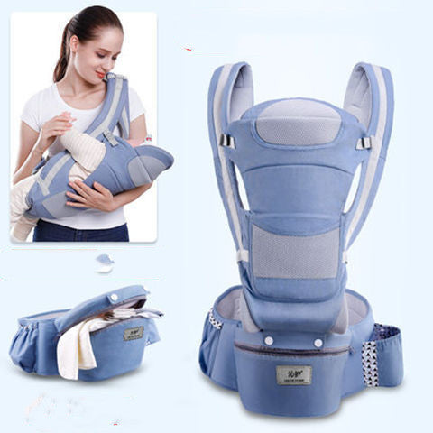 Ergonomic Baby Carrier - 3 in 1, Hipseat, Front Facing, Kangaroo, Baby Wrap Sling - MAMTASTIC