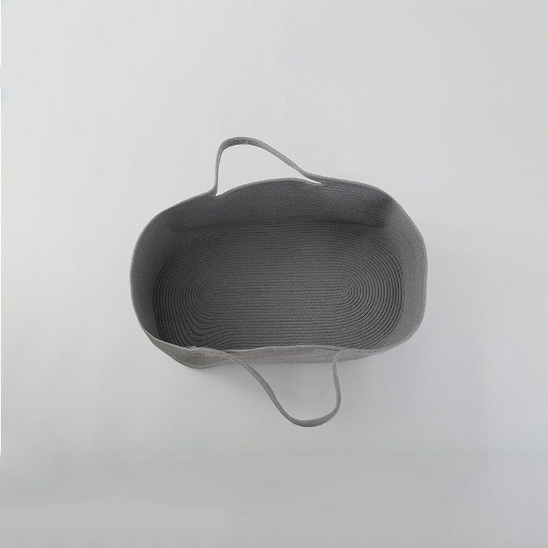 Cotton Rope Baby Bassinet: Stylish & Portable - MAMTASTIC