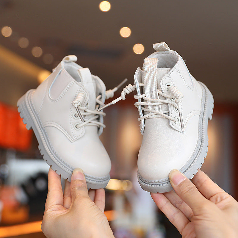 Waterproof Toddler Ankle Boots - Black or White - MAMTASTIC