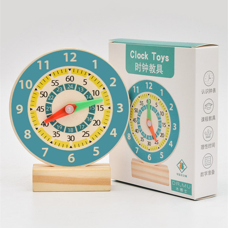 Image of Preschool Clock Toy: Colorful and Engaging Time Teaching