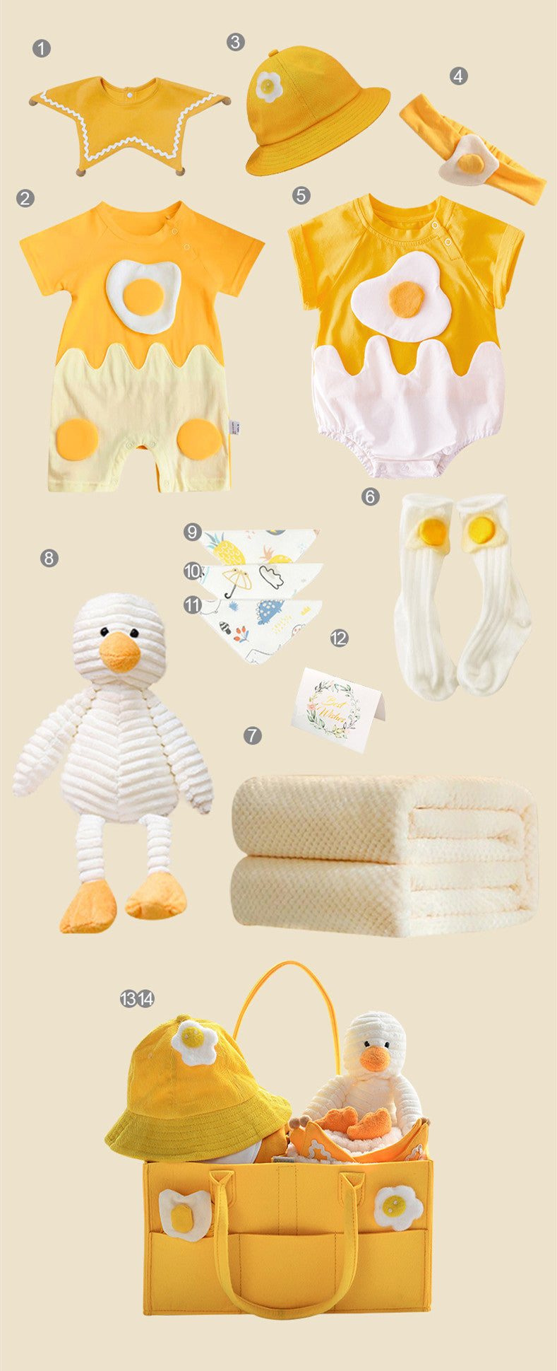 Newborn Baby Clothes Gift Set - Summer Baby Suit, Princess Full Moon Gift - MAMTASTIC