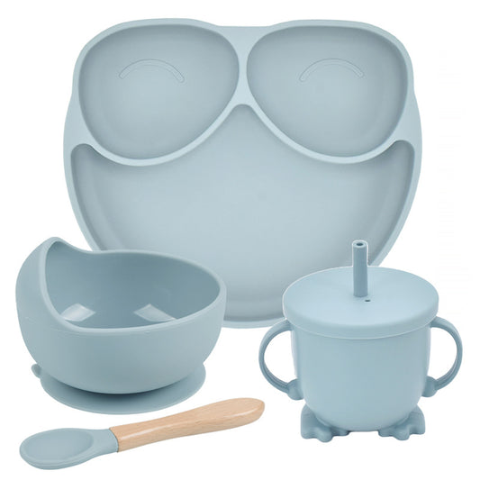 Silicone Baby Feeding Set with Suction Plate and Cup - MAMTASTIC