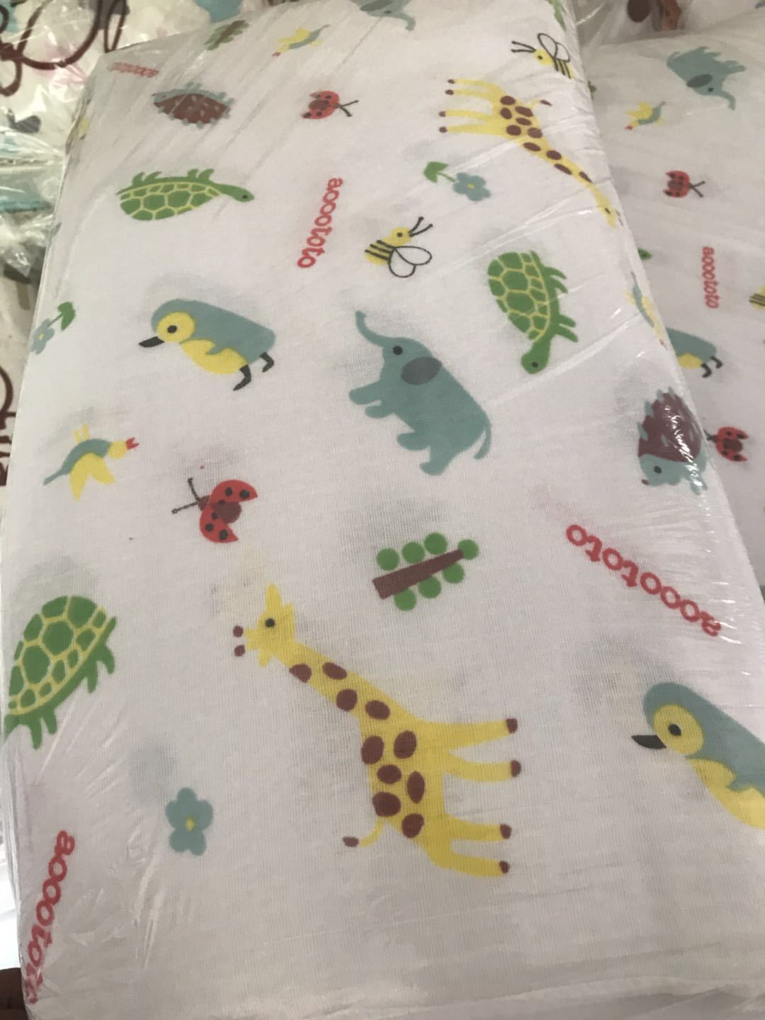 Hooded Baby Bath Towel with Cute Cartoon Print - MAMTASTIC