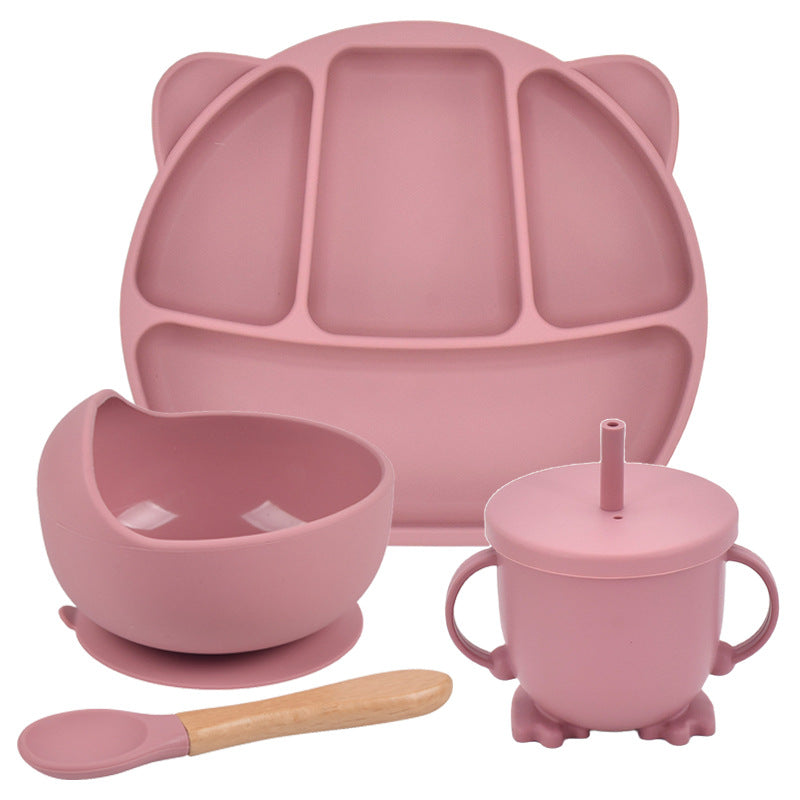 Silicone Baby Feeding Set with Suction Plate and Cup - MAMTASTIC