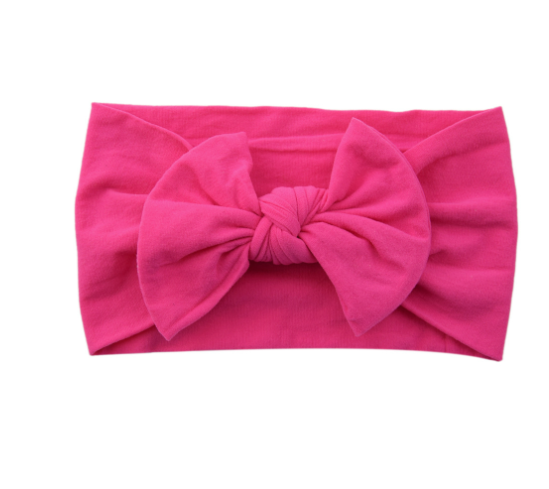 Soft and Stretchy Baby Headbands with Knotted Bows - MAMTASTIC
