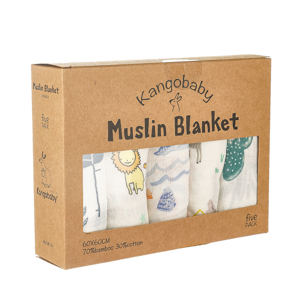 Baby Bibs - Muslin, Waterproof, Cute Designs, Adjustable Closure - MAMTASTIC