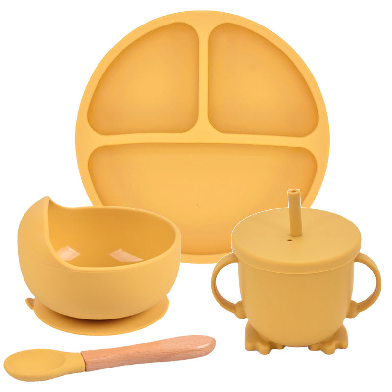 Silicone Baby Feeding Set with Suction Plate and Cup - MAMTASTIC