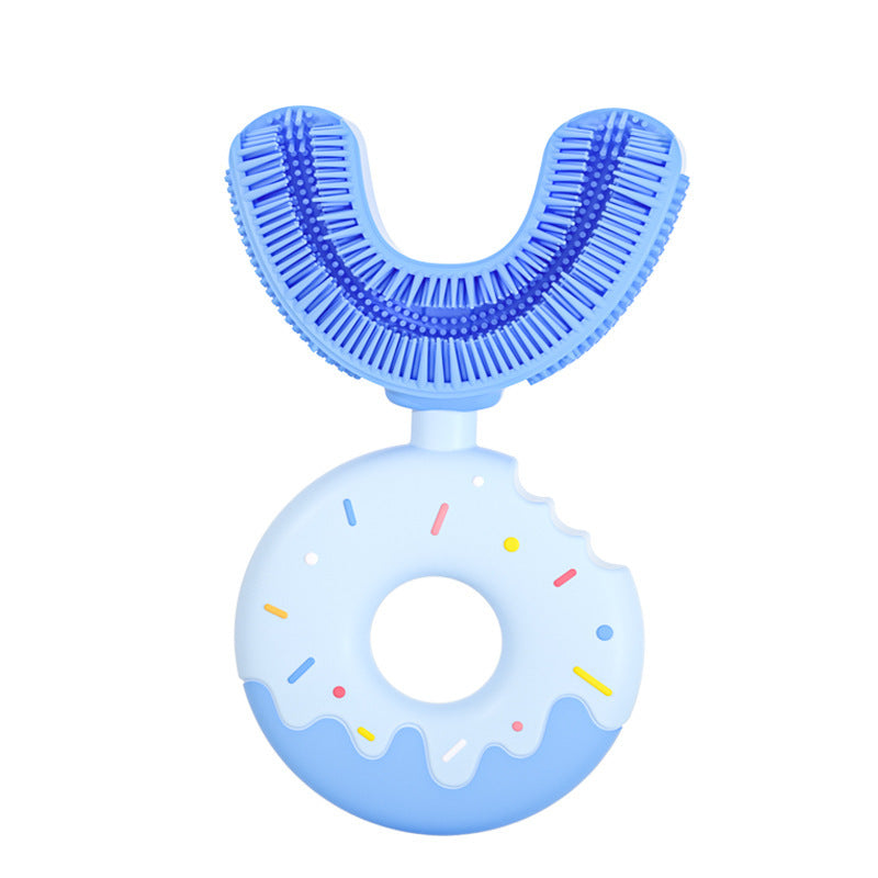 U-Shaped Silicone Donut Toothbrush for Kids - MAMTASTIC