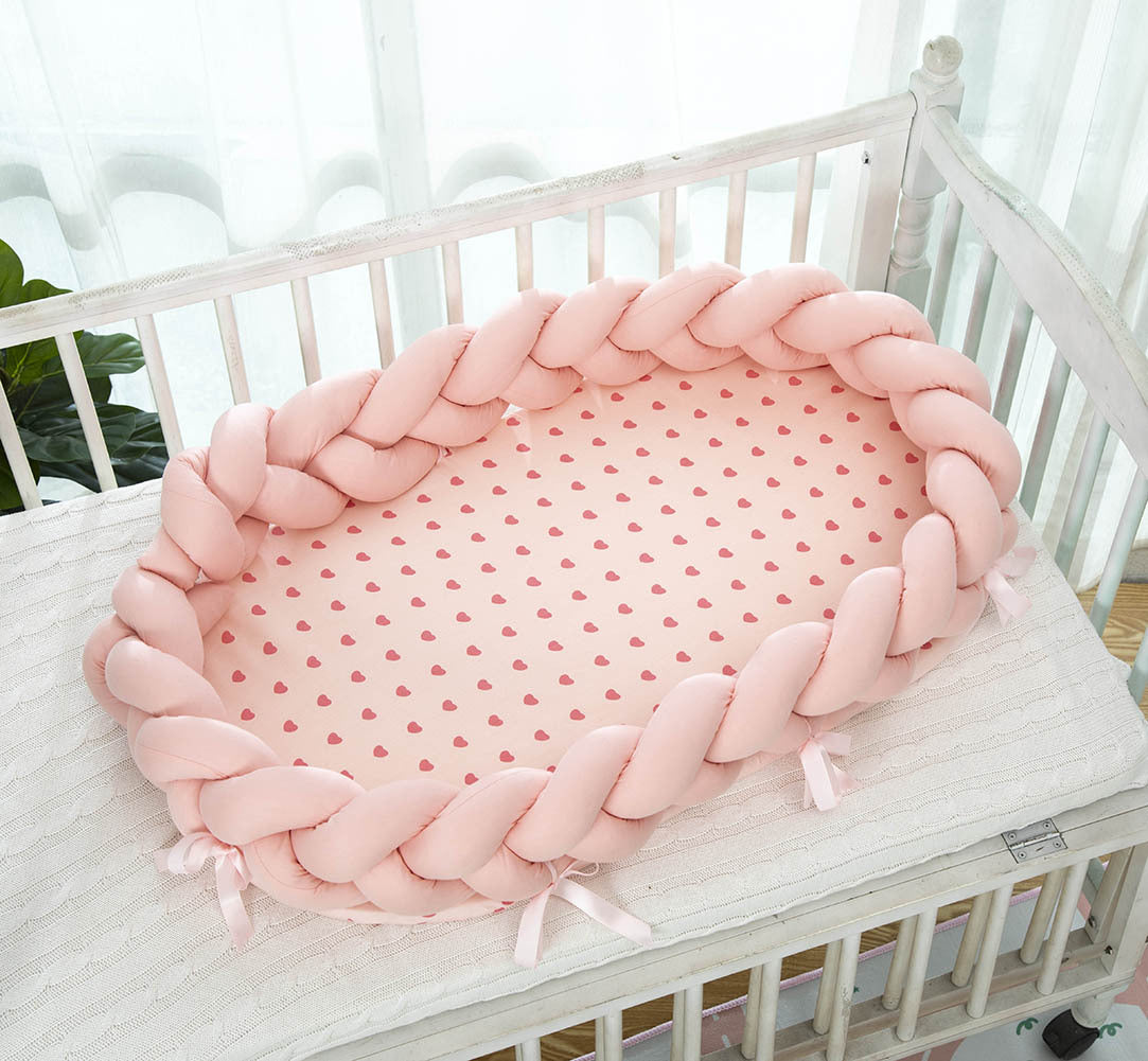 Foldable Cotton Baby Crib for Travel - MAMTASTIC