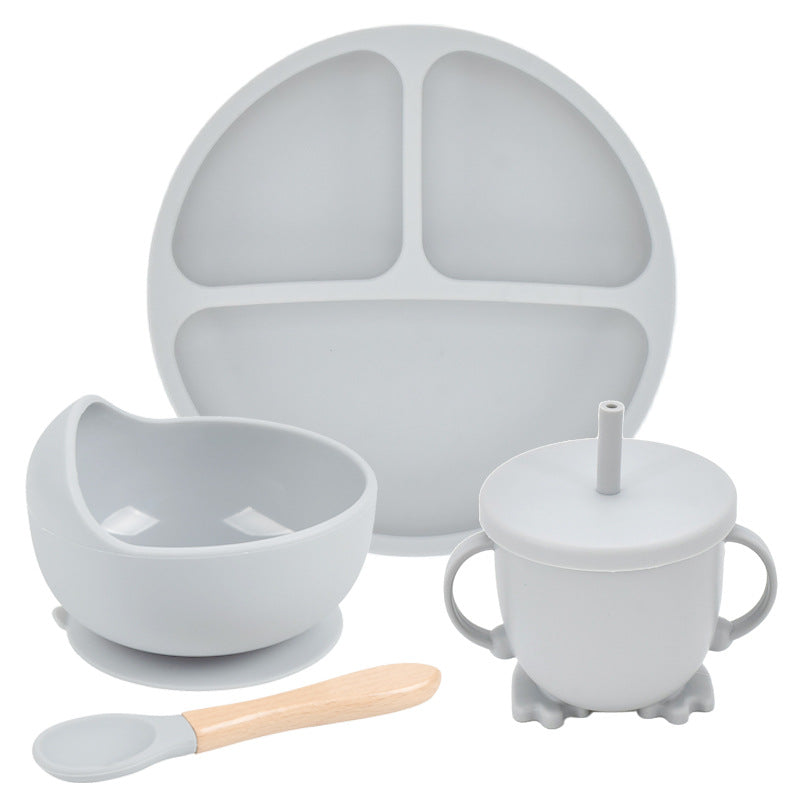 Silicone Baby Feeding Set with Suction Plate and Cup - MAMTASTIC