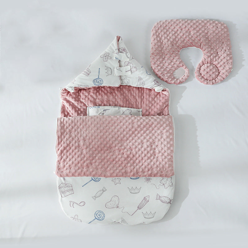 Baby Sleeping Bag with Hood - Soft, Breathable, and Safe for All Seasons - MAMTASTIC