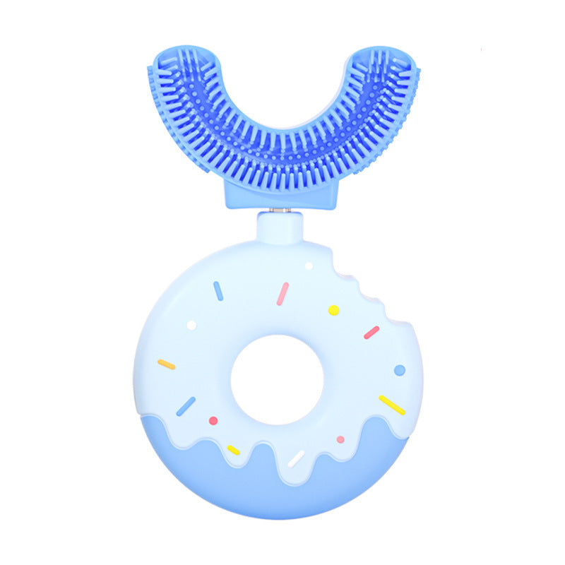 U-Shaped Silicone Donut Toothbrush for Kids - MAMTASTIC