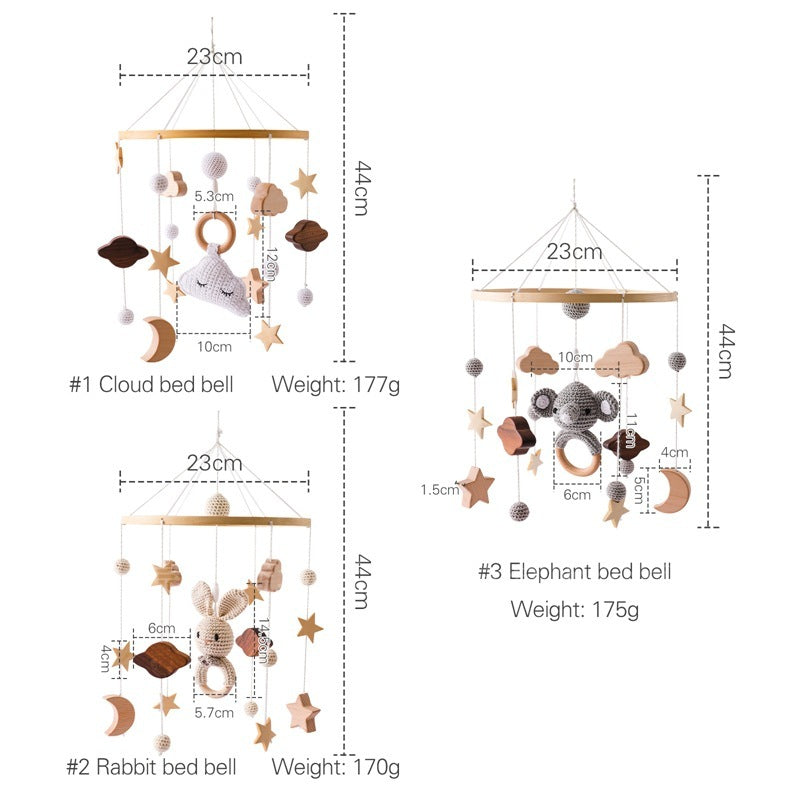 Sensory Baby Crib Mobile for Newborn Development