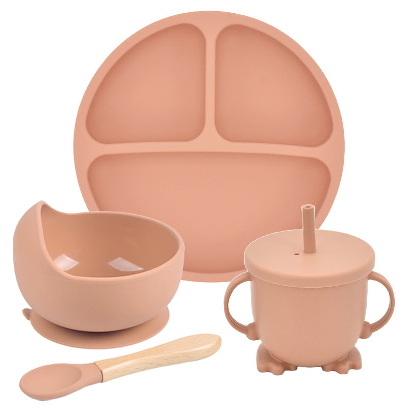 Silicone Baby Feeding Set with Suction Plate and Cup - MAMTASTIC