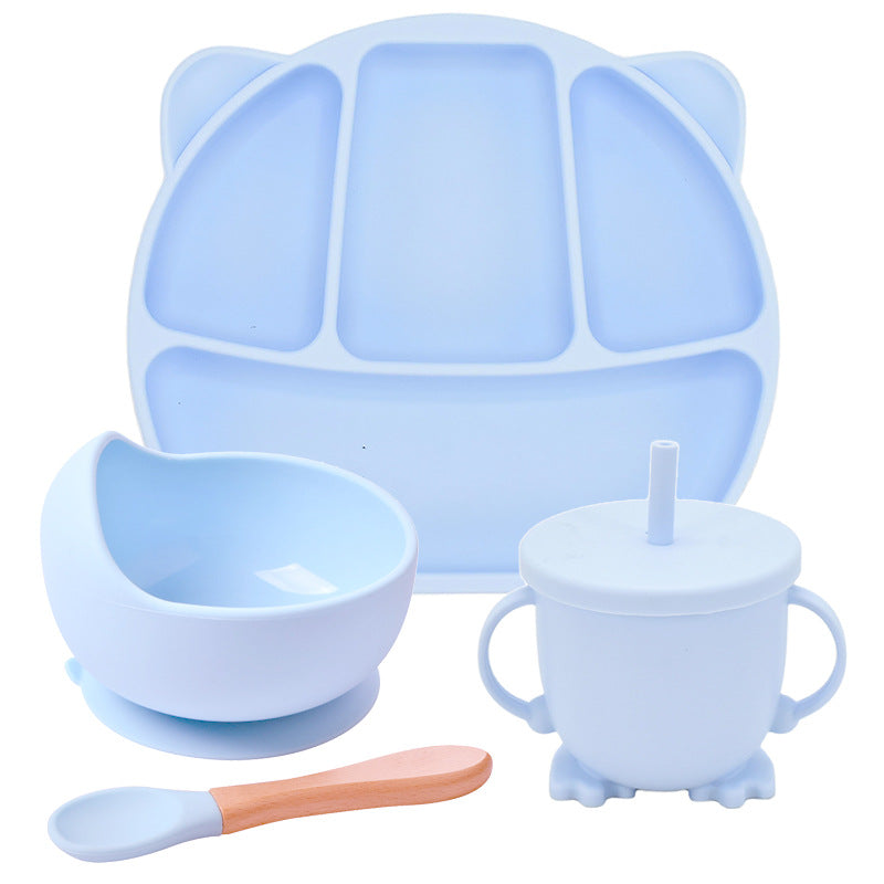Silicone Baby Feeding Set with Suction Plate and Cup - MAMTASTIC